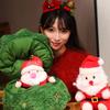Мультяшная подушка олень кукла плюшевая игрушка украшения Санта Клаус кукла подруга праздничный подарок
