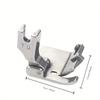 1 шт. T9/F99 Регулируемая многофункциональная прижимная лапка Подрубочная Складчатая Роликовая Лапка-направитель края для плоскошовной промышленной швейной машины