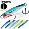 Lure Iron Plate Sea Fishing Metal Biomimetic Bait Boat Fishing Double Hook Iron Plate Lead Fish Night Light Lure False Bait Fishing Gear