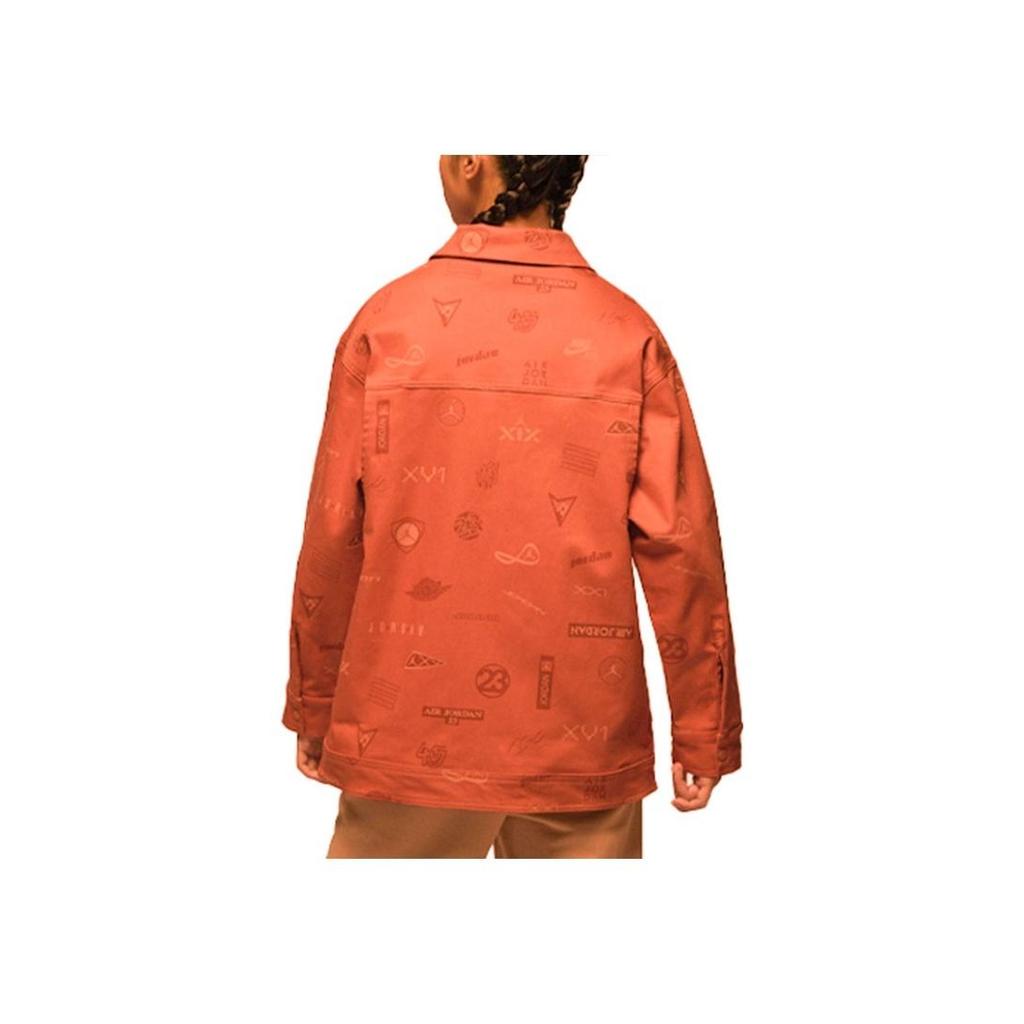Jordan (WMNS) Flight Heritage Shirt Jacket Light Sienna Women's DX0385-812