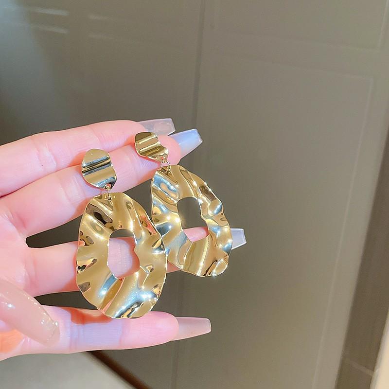 Винтажные серьги-кисточки в виде круглых цветов из серебряной иглы - Ретро металлические гвоздики для женщин