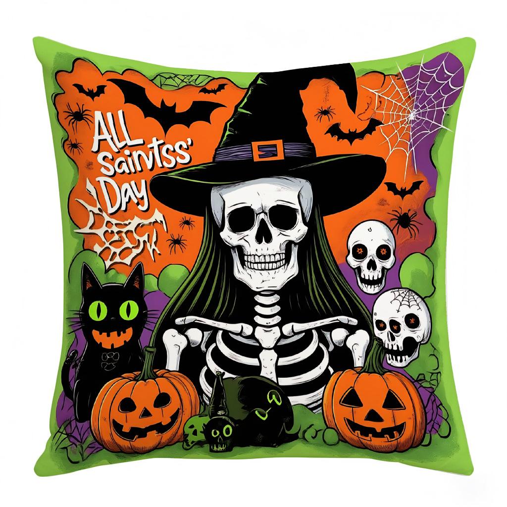 Новый европейский и американский стиль Чехол для подушки для вечеринки на Хэллоуин Фестиваль призраков Тыквенная атмосфера Декоративный атмосферный чехол для подушки