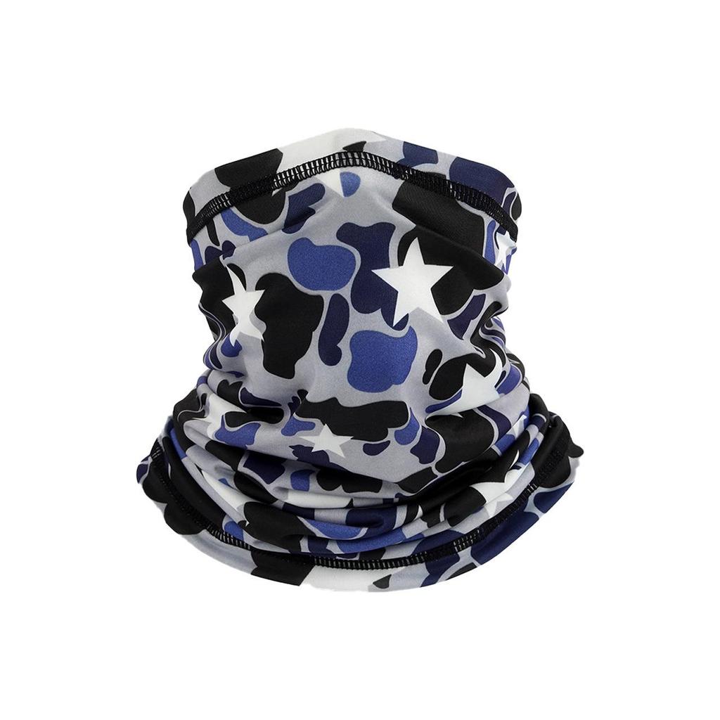 Дышащий бафф из ледяного шелка: Защита от солнца, Рыбалка, Велоспорт, Маска для лица и Утеплитель