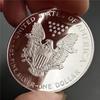 Монета United Statue Of Liberty Challenge 2021 года из чистого серебра, коллекционная Америка Ко
