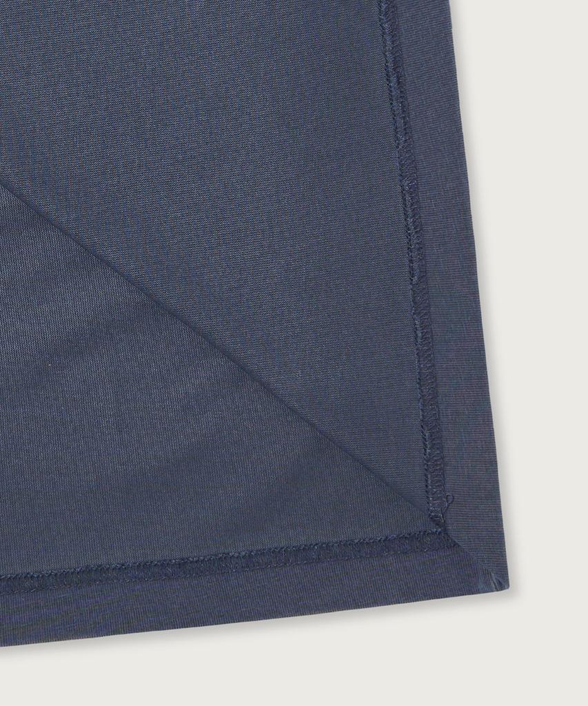 CHAMPION Arch Logo Loose Fit Garment-Dyed Long Sleeve T-Shirt Blue