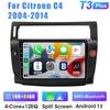 2 Din Android 13 автомобильное радио для Citroen C4 C-Triomphe Quatre 2004-2014 мультимедийный видеоплеер GPS Carplay автомобильный стерео хост
