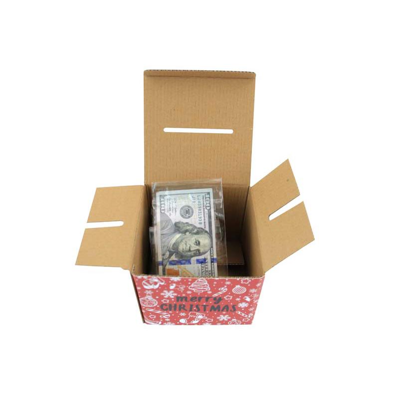 1 шт. Праздничная многослойная коробка для конфет с оберточной бумагой Бумажная коробка 13,5x13x11см