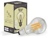 E26 Dimmable Edison Bulb, LED Bulb (Normal Clear), Warm White, 4W, 350lm, 2400K, Edison Bulb, Bare Bulb, Antique Bulb
