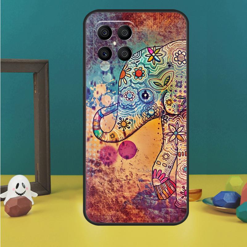 Чехол для слоненка для Honor X9a X8a X8b X9b X9c X8 X9 50 70 90 Lite Honor 200 Lite Magic 7 5 6 Pro Чехол