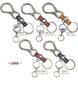 Tochigi Leather Keychain for Men and Made in with Tochigi and Reel Key [highstyle] Women, Japan, Leather, Carabiner, (White)