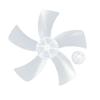 1Pcs 5 Blades Plastic Fan Blade With Nut Cover Table Fanner Accessories  For Standing Pedestal