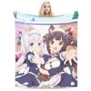 Nekopara  Soft Warm Blanket  Kids Plush Throw Blanket Novelty Bedroom Flannel Bedspread Sofa Bed Cover