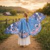 Halloween Butterfly Peacock Shawl Moth Butterfly Cosplay Costumes Beautiful Butterfly Cape  Banquet