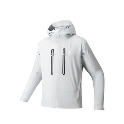 Anta Уличная серия Простой однотонный Жесткий панцирь Универсальный Свободный крой С капюшоном Водонепроницаемый Устойчивый к УФ-лучам Дышащий Ветрозащитный Жакет 952536601-5