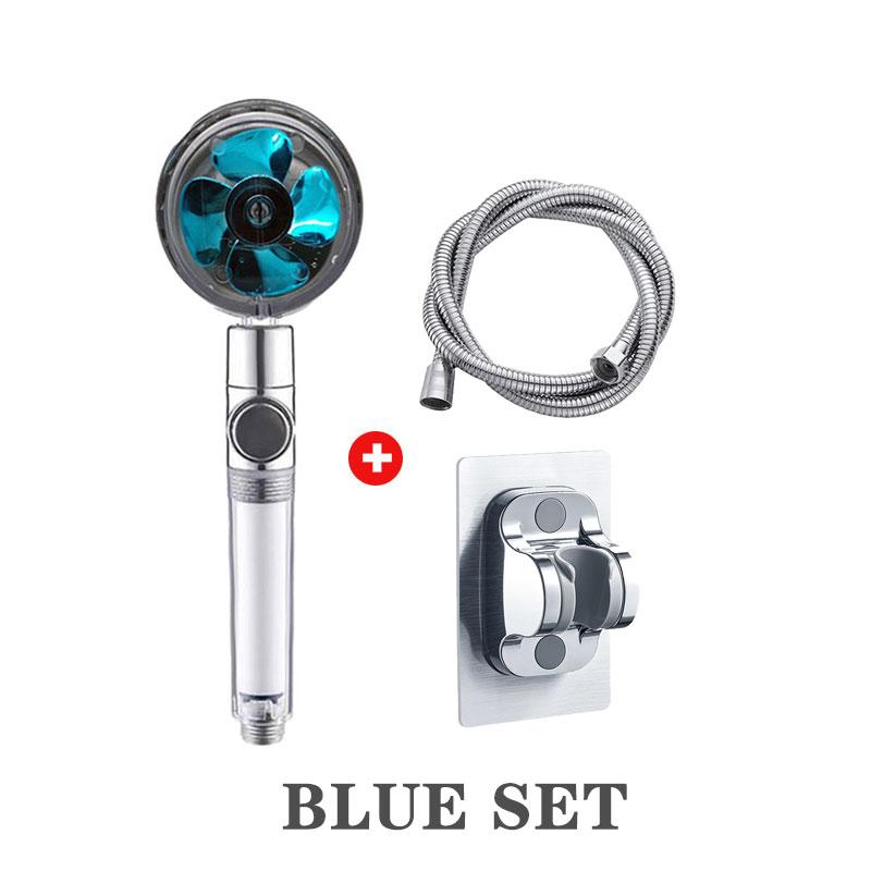 Мощный душ под давлением, вентилятор, фильтр, насадка для душа, распылитель с функцией остановки воды, экономия воды, ручные насадки для душа