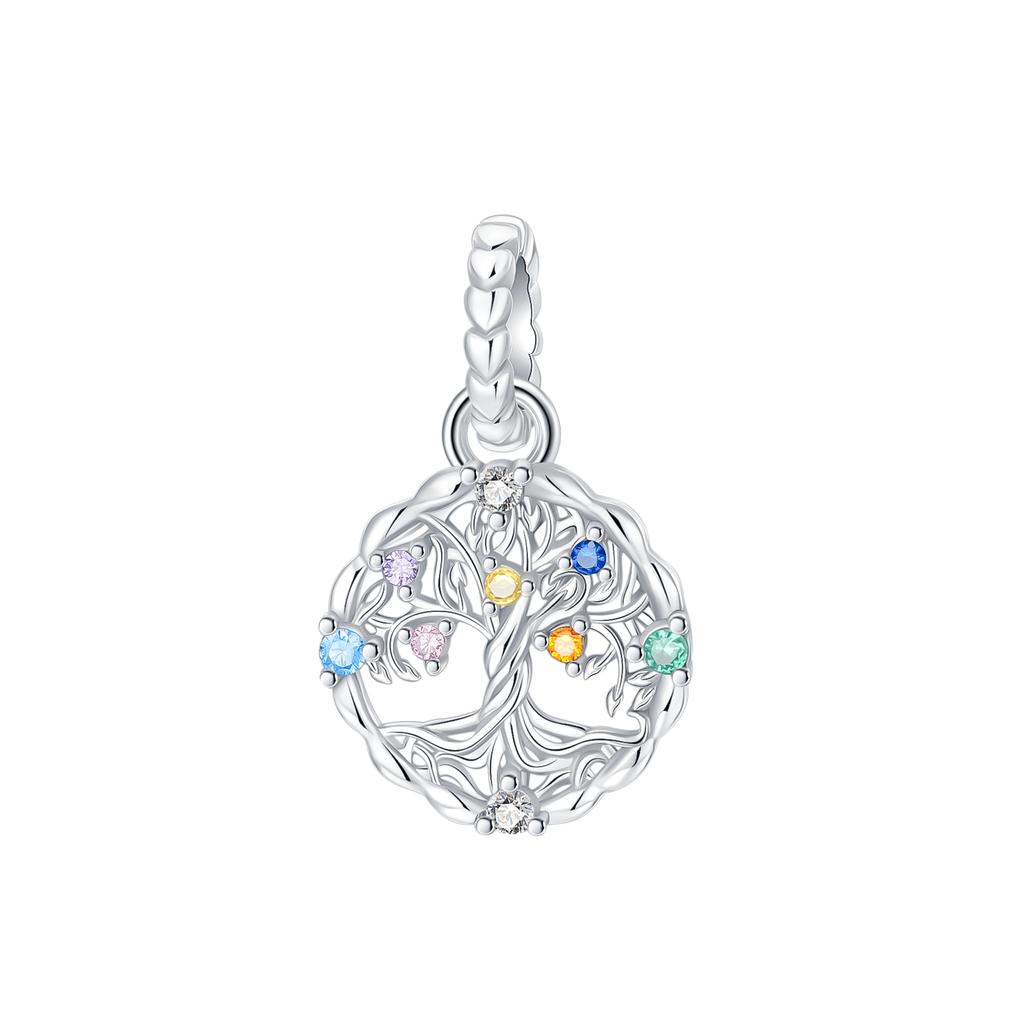 Оригинальные шармы-бусины Медь с инкрустацией цирконием Кулон в виде креста монахини Крыло ангела Подходят для браслета Ювелирный подарок Маркировка