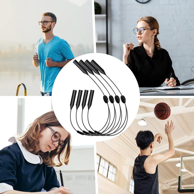 4 шт. 40 см Регулируемый ремешок для очков Универсальный шнурок Фиксатор для очков Нескользящий ремешок для солнцезащитных очков Для