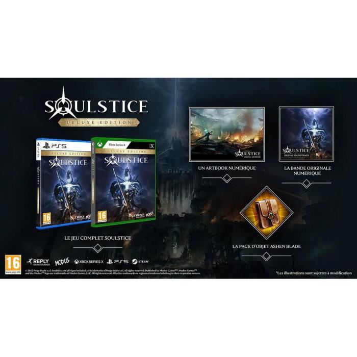 Jeu d'Action - JUST FOR GAMES - Soulstice Deluxe Edition - Xbox Series X - Sortie Octobre 2021 - PEGI 16+
