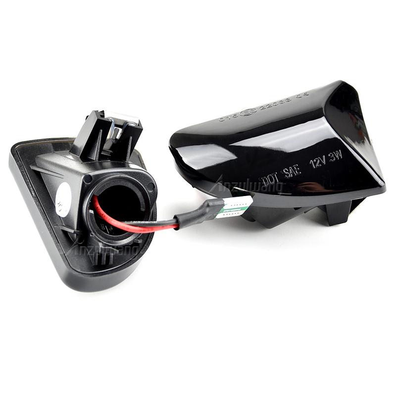 Подходит для Mercedes-BENZ Smart Smart Fortwo W451 Купе/Кабриолет 2007-2014 2 шт. Светодиодный динамический боковой габаритный огонь на крыло Указатель поворота
