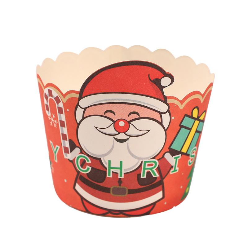 50 шт. Рождественские кексы Linner Духовка Фритюрница Маффин Форма для кексов Веселые рождественские украшения для вечеринки Посуда для выпечки