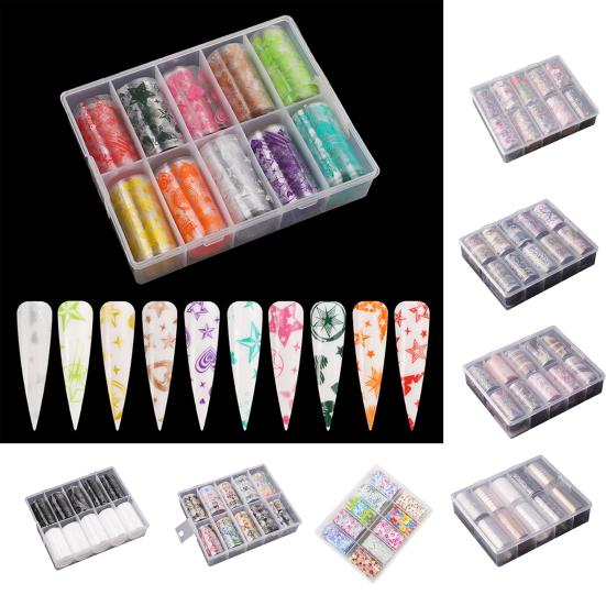 Изысканные наклейки для дизайна ногтей, красочная ультратонкая наклейка с кленовым листом