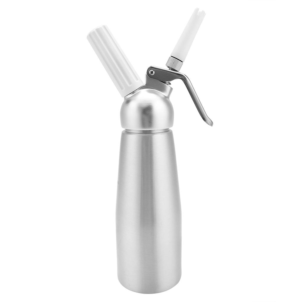 Алюминиевый дозатор для взбитых сливок с тремя насадками для кухни 1000 мл