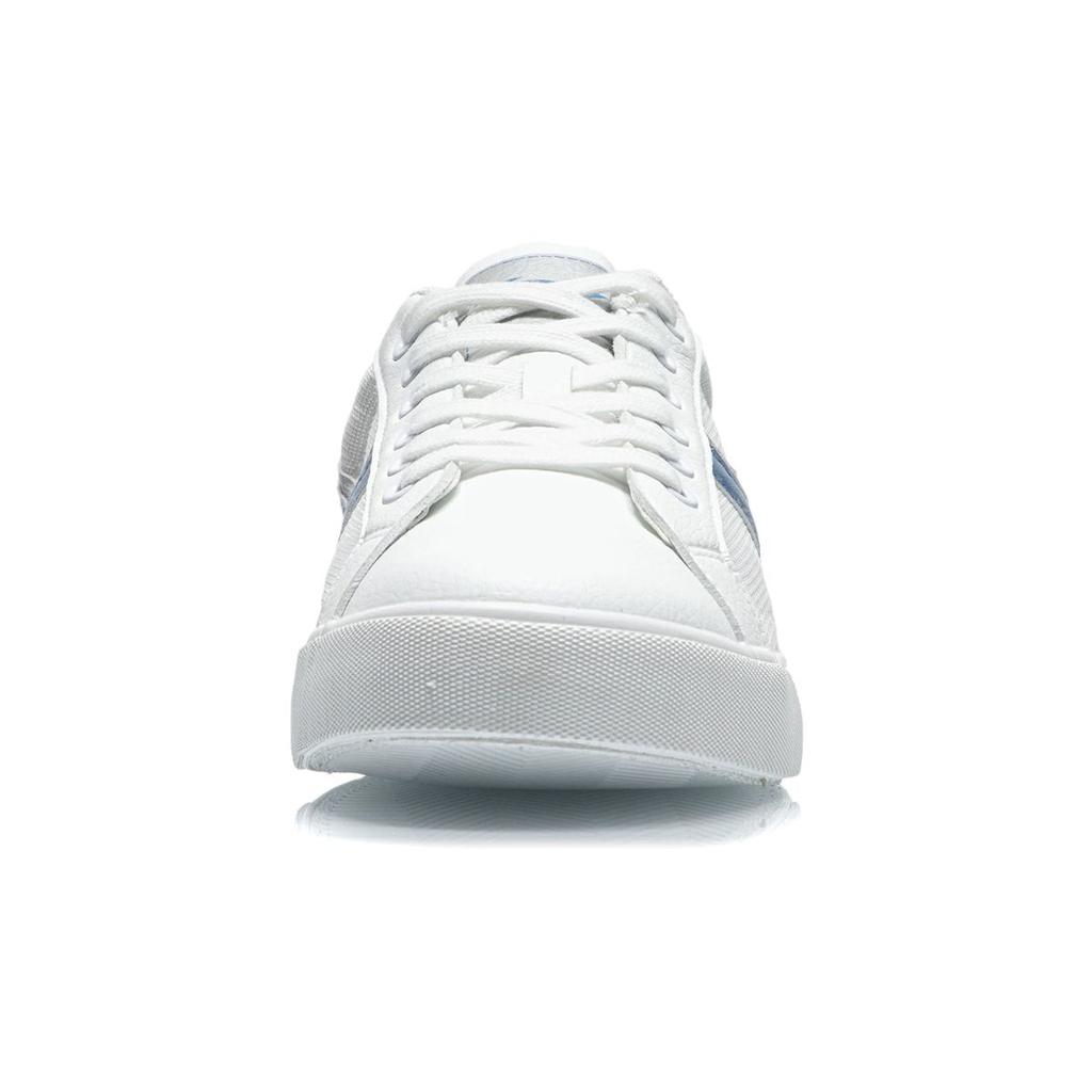 Li-Ning Светоотражающие низкие кроссовки для скейтбординга мужские кроссовки белые синие AGCR395-2