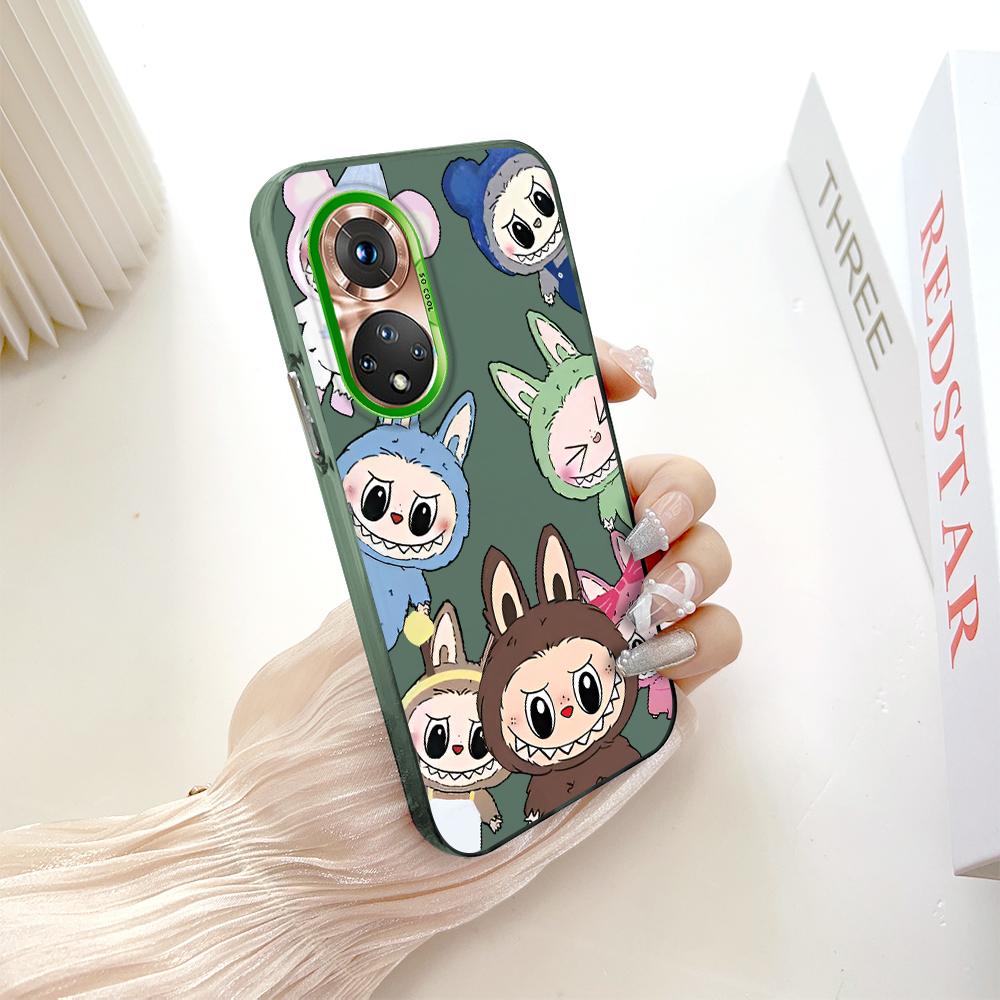 Раскрашенный узор, разноцветный, серебристый, двусторонний твердый корпус, противоударный противоударный чехол для телефона для Huawei Honor Infinix Tecno iPhone