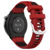 Ремешок для часов 22 мм для Garmin Forerunner 265/Honor Watch GS 3i, силиконовый двухцветный ремешок с крестообразным рисунком для замены