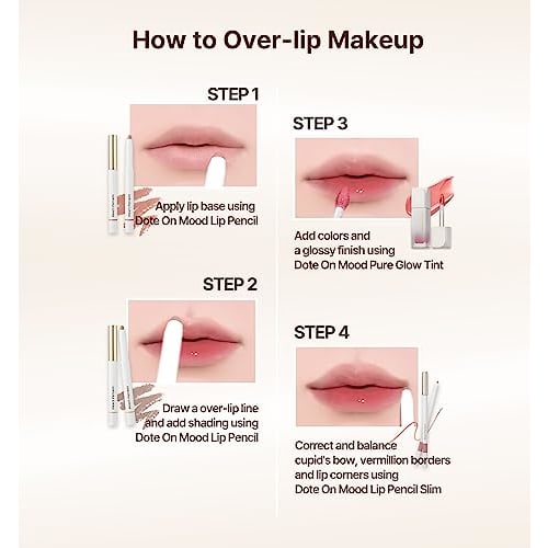 Heart Percent Карандаш для губ Dote On Mood Lip Liner + Lip Base + Shedding + Cheek Multi 4in1 Lip Pencil Mouth Corner Liner (17. Серо-бежевый | СЕРО-БЕЖЕВЫЙ)