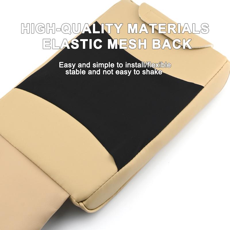 Подлокотник из пеноматериала с эффектом памяти SEAMETAL, подушка для автомобильного подлокотника, универсальная подушка для консоли с удлинителем для сумки для хранения