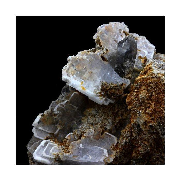 Pierres et Minéraux. Quartz + Baryte. 524.5 ct. La Mure, Isère, France..