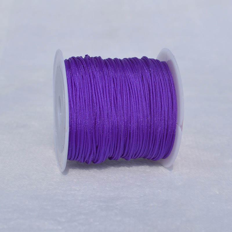 Нейлоновый шнур 0,8 мм * 20 м, нить для браслетов, сделай сам, 1 рулон, для ожерелья, ювелирных аксессуаров