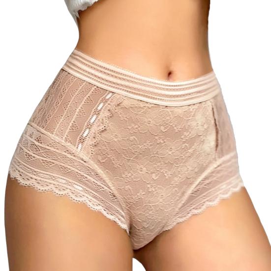 Trendy Sexy Panties Solid Color Multicolor Stretchy