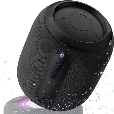 Компактный Bluetooth HIFI Звук Улучшенный Бас Улучшенная Батарея IPX7 Светодиодный TWS TF AUX Идеально для и Домашнего Использования Динамик, Беспроводной, Высокая Громкость, Портативный,