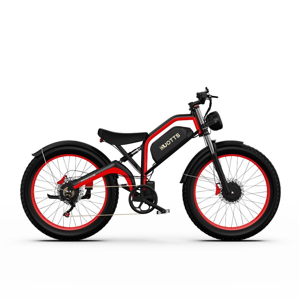 DUOTTS N26 750W Dual Motor Electric Bike, 48V20Ah Samsung Battery, 55km/h Fat Tire EBike with Shimano 7-Speed
