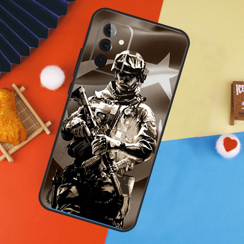 Военная Армия Спецназ Чехол Для Samsung Galaxy A15 A25 A35 A55 A52 A32 A12 A14 A34 A54 A51 A71 A53 A33 A13 Чехол