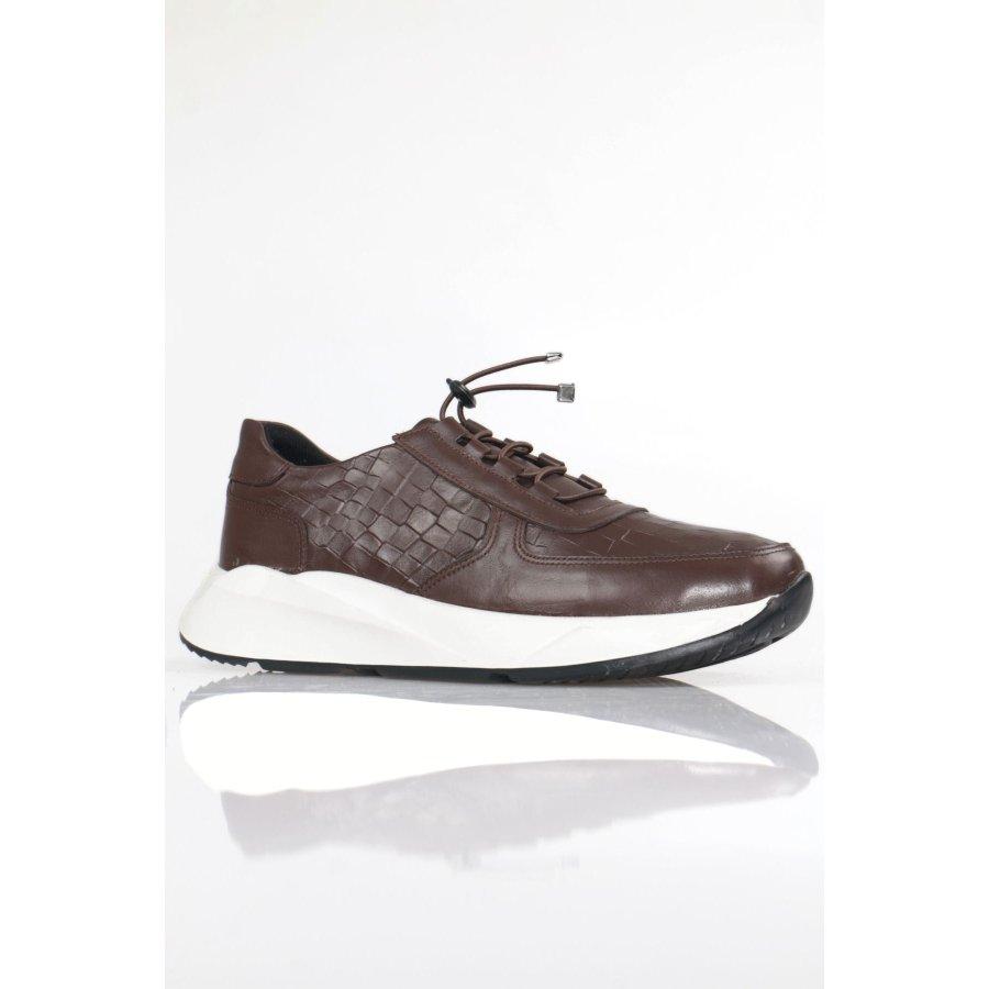 Мужская повседневная спортивная обувь из натуральной кожи