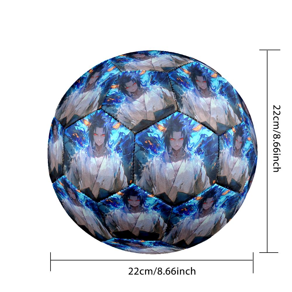 1pc Game Role Naruto Size 5 Soccer Ball, Standard Sport Football Firm Stitching for Training And Match, Gentle on the Feet, Durable and Unique