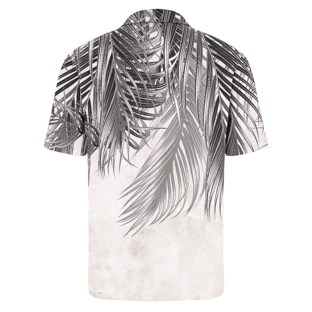 Мужские гавайские рубашки с короткими рукавами и пуговицами с принтом. Мужские повседневные модные рубашки с короткими рукавами.