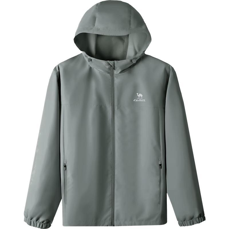 CAMEL Water-Repellent Hooded Outdoor Windbreaker Jacket