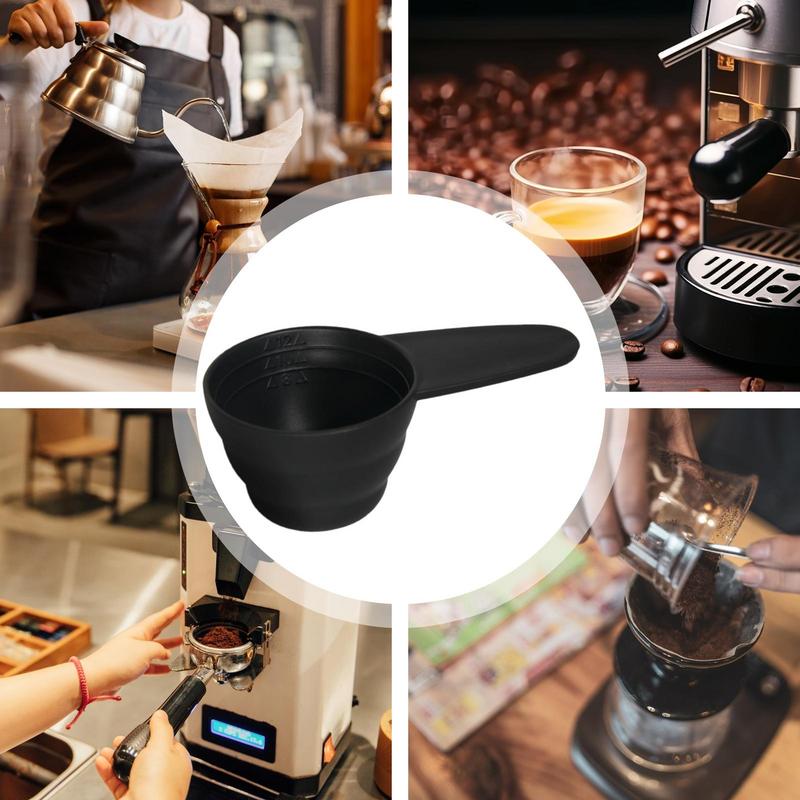 Coffee Measuring Spoon Plastic Measuring Spoons Short Handle Tablespoon Tea Sugar Cereal Milk Flour Grains Condiment Spoon