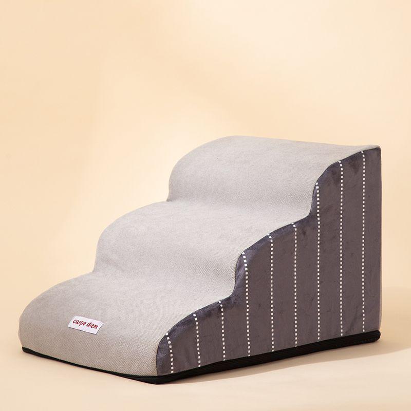 Pet Bedside Stairs for Small Dogs and Cats - Removable & Washable Steps
