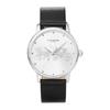 Watch GRAND Silver Dial Quartz Daily Waterproof Mineral Glass 36mm 14503494 Black [Coach] Women's [Item]