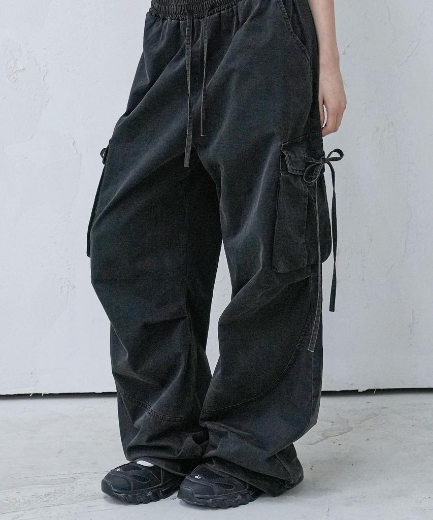 AVANDRESS S Dyed Cargo Denim Pants - 2Col