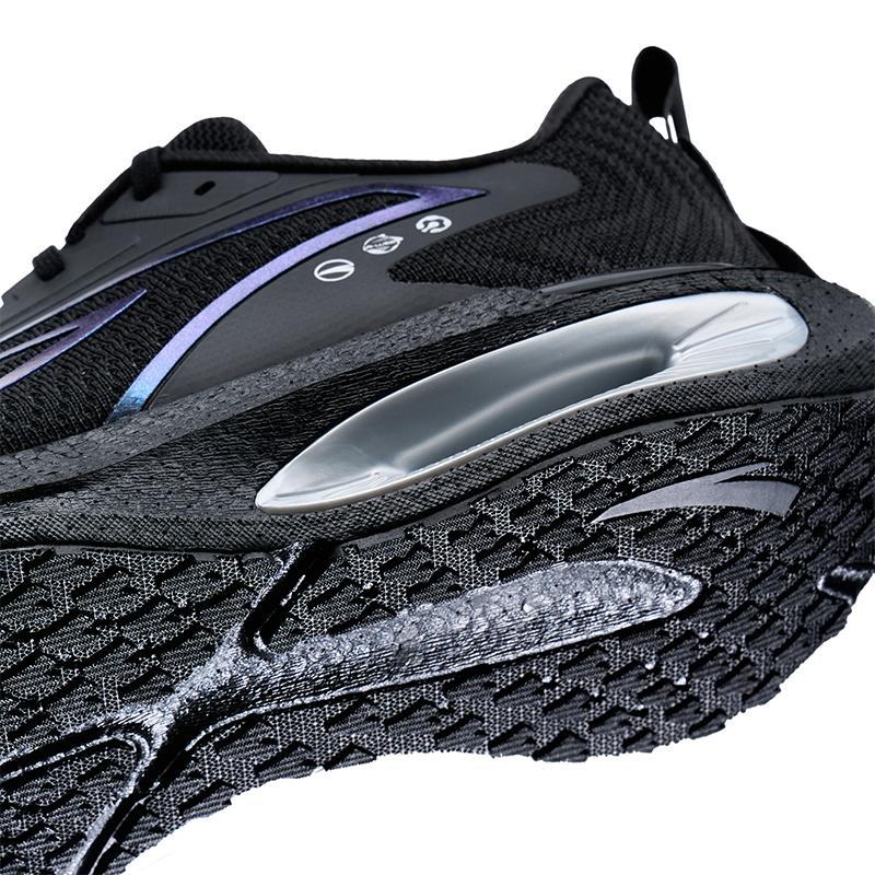 Men's Sneakers Anta Fabric Low top Running Shoes Men's Basic Black