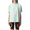 adidas X Stella McCartney Collaboration Свободная дышащая спортивная футболка для бега с короткими рукавами Женские топы Светло-зеленый HD9114