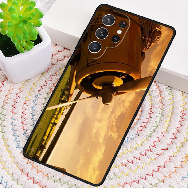 Винтажный авиационный двигатель чехол из ТПУ для телефона Samsung Galaxy note 10 pro S26 S25 S24 S23 S22 Ultra Plus S21 FE S20