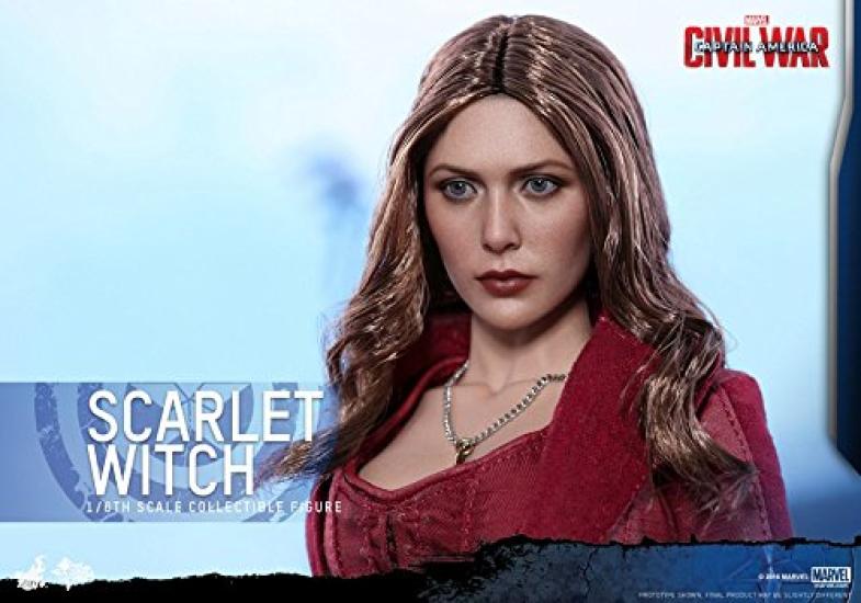 Movie Masterpiece Civil War Captain America Scarlet Witch Scale Plastic Painted Action Figure 1/6