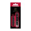 VESSEL Fine Mini Ratchet Straight with 5 Ultra-Thin Driver, Type, Bits, TD-24